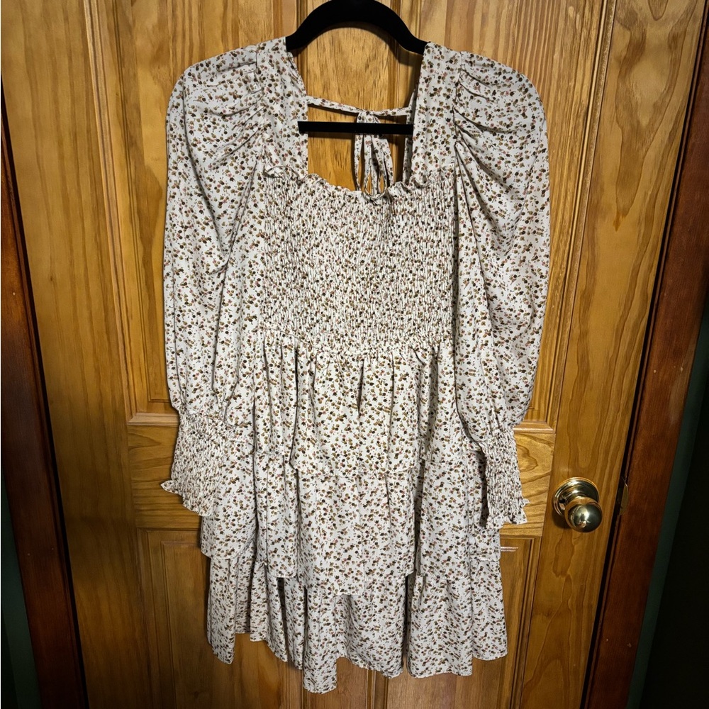 Floral Long Sleeve Dress